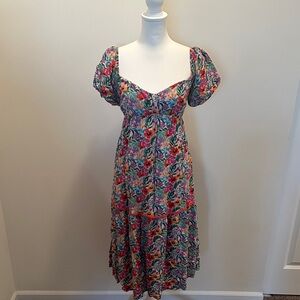 Lost + Wander Vibrant Floral Dress